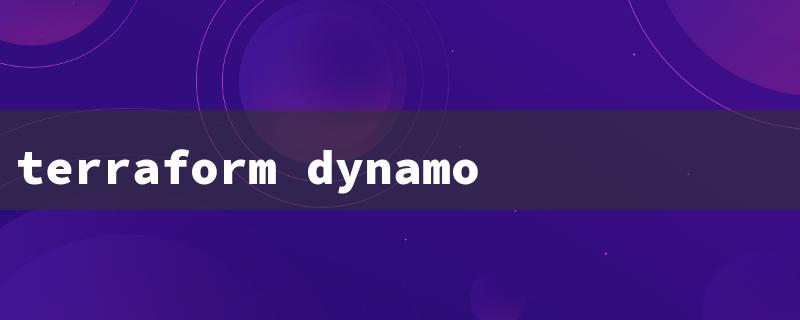 terraform dynamodb