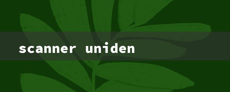 scanner uniden（Uniden UBC125XLT Scanner）