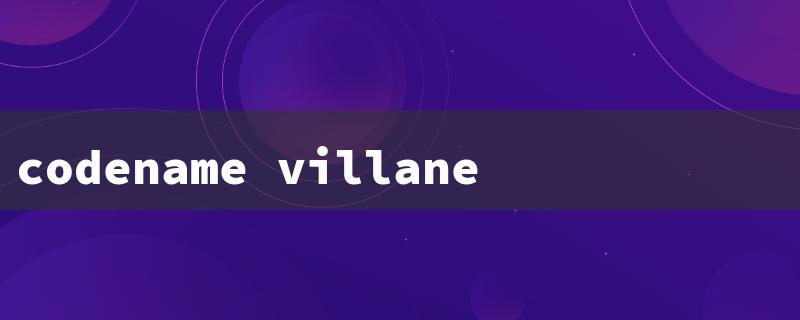 codename villanelle