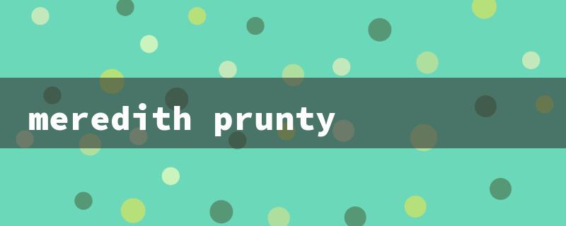 meredith prunty（Prunty Age: Title Word Requirements in 15 Characters）