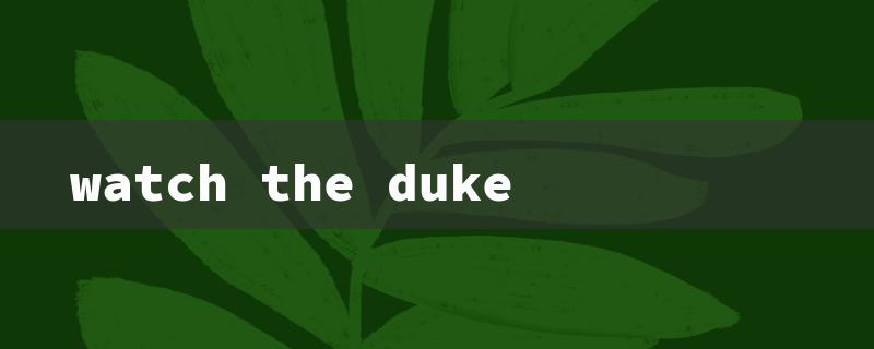 watch the duke