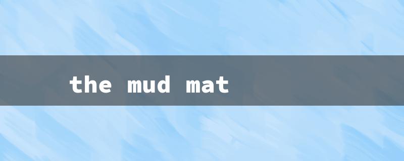 the mud mat（The Mud Rug: Title Word Requirements）