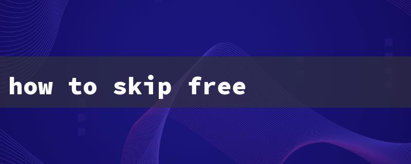 how to skip freevee ads