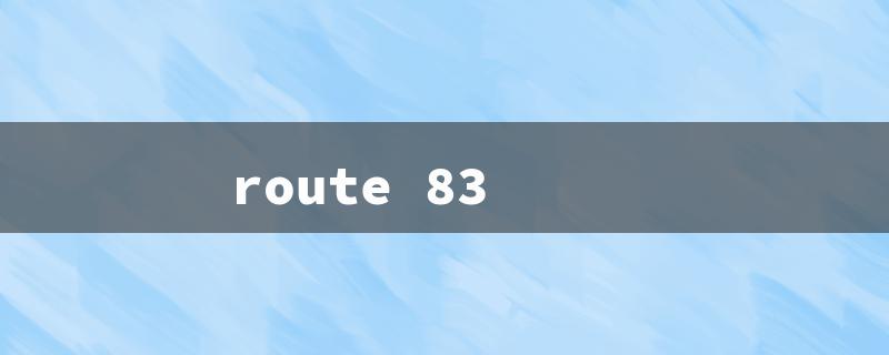 route 83（IL Route 83: Title Word Limit of 15 Characters）