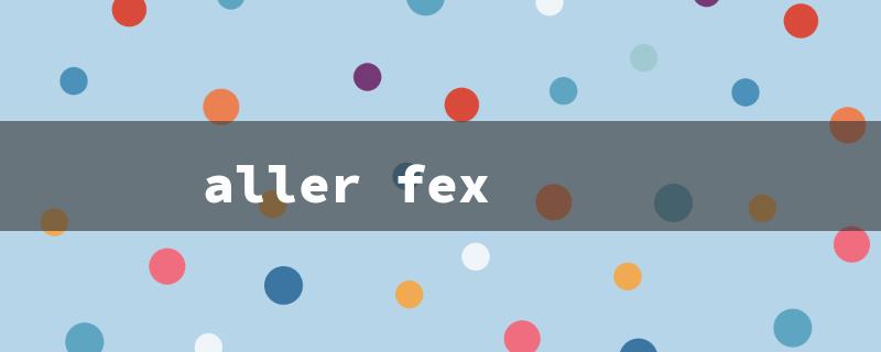 aller fex（Aller-Fex Recall）