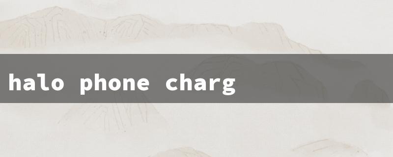 halo phone charger