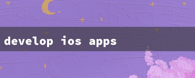 develop ios apps（iOS App Dev Req's）