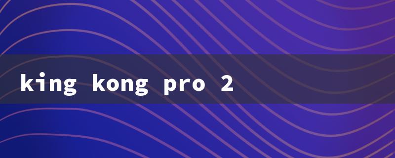 king kong pro 2