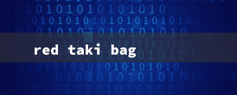 red taki bag（Red Takis Nitro Bag）