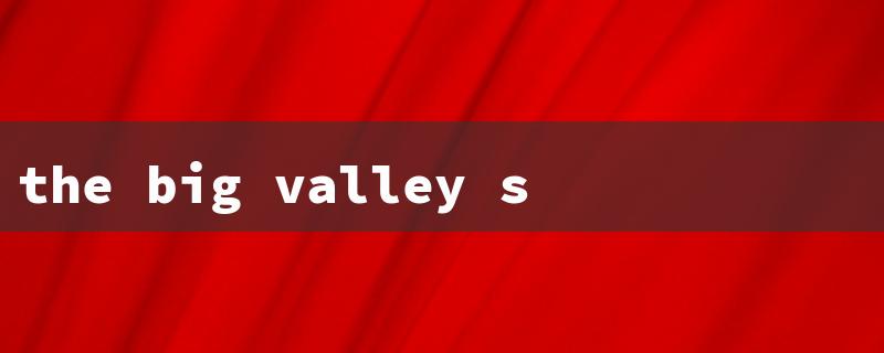 the big valley season 4