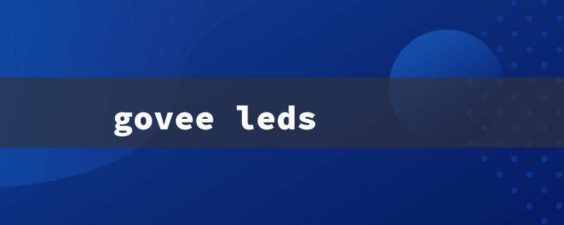 govee leds（Govee LED Strip: 15 Character Requirement）