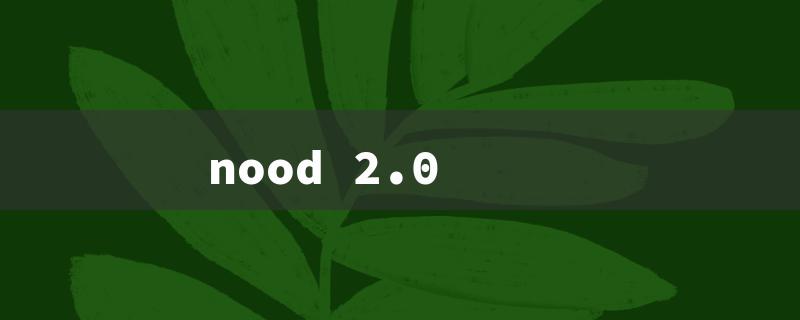 nood 2.0（The title of the nood 2.0 review needs to be within 15 English characters.）