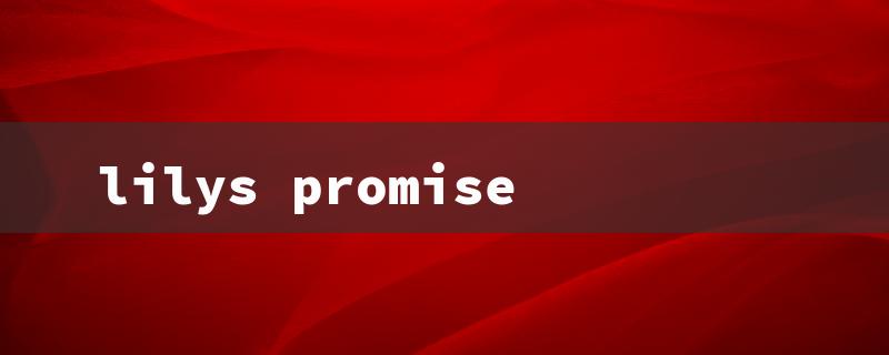 lilys promise（Lily's Pledge）