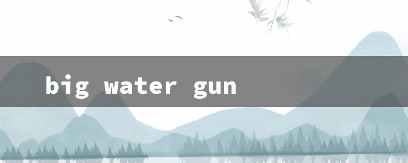 big water gun