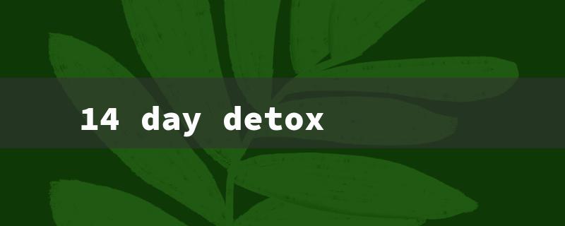 14 day detox（14 Day Detox Tea）