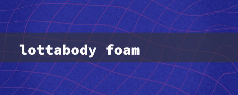 lottabody foam（Lottabody Wrap Lotion）