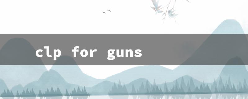 clp for guns（Top CLP for Guns）